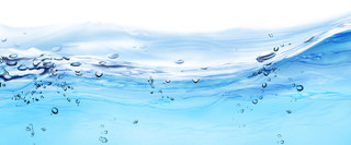 水滴蓝色透明水纹背景